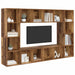 Set comodă TV 4 pcs Maro 37 x 37 x 142.5 cm Lemn compozit - WALTI WALTI