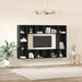 Set comodă TV 4 pcs Negru 37 x 37 x 142.5 cm Lemn compozit - WALTI WALTI