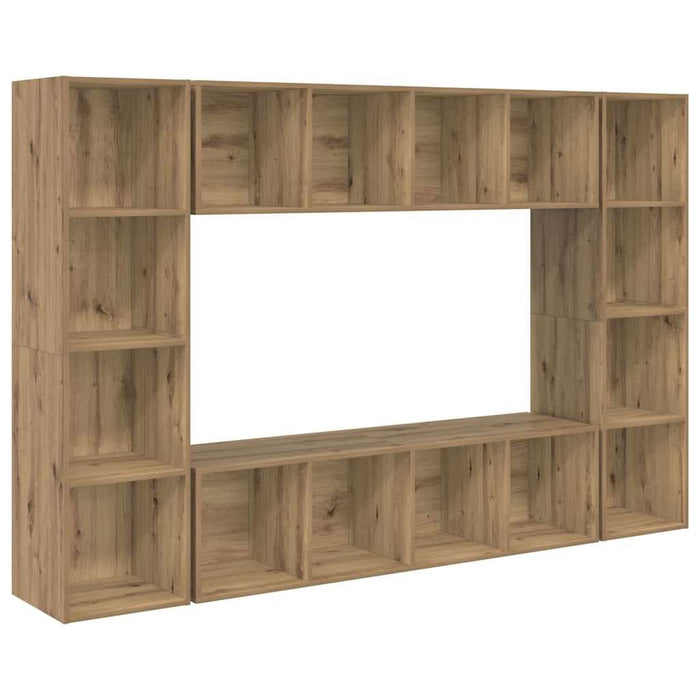 Set comodă TV 4 pcs Maro 37 x 37 x 142.5 cm Lemn compozit - WALTI WALTI