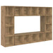 Set comodă TV 4 pcs Maro 37 x 37 x 142.5 cm Lemn compozit - WALTI WALTI