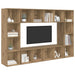 Set comodă TV 4 pcs Maro 37 x 37 x 142.5 cm Lemn compozit - WALTI WALTI