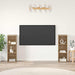 Set comodă TV cu raft 2 pcs Stejar artisanal 107 x 35 x 37 cm - WALTI WALTI
