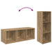 Set comodă TV Pe perete 2 pcs Stejar Artizanal 37 x 35 x 107cm - WALTI WALTI