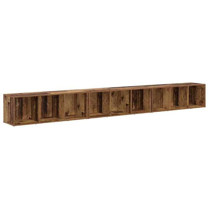Cabinet TV 3 pcs Lemn vechi 37 x 35 x 107.5 cm Lemn stratificat - WALTI WALTI