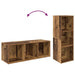 Cabinet TV 3 pcs Lemn vechi 37 x 35 x 107.5 cm Lemn stratificat - WALTI WALTI