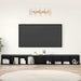 Cabinet TV 3 pcs Stejar negru 37 x 35 x 107.5 cm - WALTI WALTI