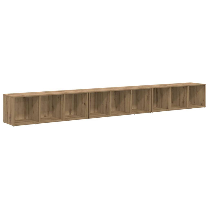 Cabinet TV 3 pcs stejar artizanal 37 x 35 x 107.5 cm - WALTI WALTI