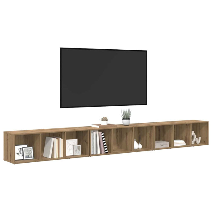 Cabinet TV 3 pcs stejar artizanal 37 x 35 x 107.5 cm - WALTI WALTI