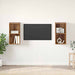 Dulap pentru TV pe Perete 2 pcs Lemn vechi 37 x 37 x 72 cm - WALTI WALTI