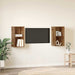 Dulap pentru TV pe Perete 2 pcs Lemn vechi 37 x 37 x 72 cm - WALTI WALTI