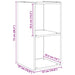 Dulap pentru TV pe Perete 2 pcs Lemn vechi 37 x 37 x 72 cm - WALTI WALTI
