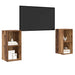 Set comodă TV 2 pcs Lemn vechi 72 x 35 x 36.5 cm Lemn compozit - WALTI WALTI