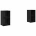 Set comodă TV cu raft 2 pcs Stejar negru 72 x 35 x 36.5 cm - WALTI WALTI