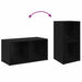 Set comodă TV cu raft 2 pcs Stejar negru 72 x 35 x 36.5 cm - WALTI WALTI