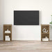 Set comodă TV cu raft 2 pcs Stejar artisanal 72 x 35 x 36.5 cm - WALTI WALTI