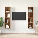 Dulap pentru TV pe Perete 4 pcs Lemn vechi 37 x 37 x 72 cm - WALTI WALTI