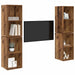 Dulap pentru TV pe Perete 4 pcs Lemn vechi 37 x 37 x 72 cm - WALTI WALTI