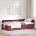 Cadru de pat colțar cu headboard bordo 90 x 190 cm - WALTI WALTI