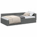 Cadru de pat colțar cu headboard Gri închis 90 x 200 cm - WALTI WALTI