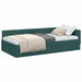Cadru de pat colțar cu headboard Verde închis 90 x 200 cm - WALTI WALTI