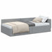 Cadru de pat colțar cu headboard Gri deschis 100 x 200 cm - WALTI WALTI