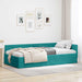 Cadru de pat colțar cu headboard Turcoaz 80 cm x 200 cm Catifea - WALTI WALTI