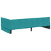 Cadru de pat colțar cu headboard Turcoaz 80 cm x 200 cm Catifea - WALTI WALTI