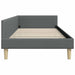 Cadru de pat colțar Altele cu headboard Gri închis 80 x 200 cm - WALTI WALTI