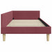 Cadru de pat colțar Altele cu headboard bordo 80 x 200 cm - WALTI WALTI