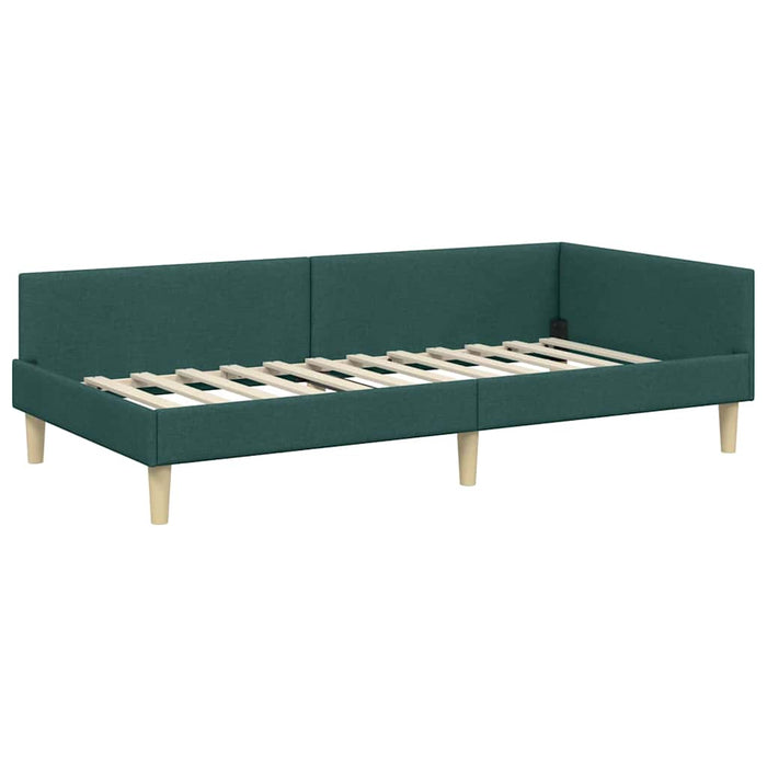 Cadru de pat colțar Altele Manual Verde închis 80 x 200 cm - WALTI WALTI