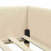 Cadru de pat colțar Altele cu headboard Manual Crem 80 x 200 cm - WALTI WALTI