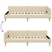Cadru de pat colțar Altele cu headboard Manual Crem 80 x 200 cm - WALTI WALTI