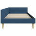 Cadru de pat colțar Altele cu headboard albastru 90 x 190 cm - WALTI WALTI