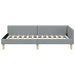 Cadru de pat colțar Altele cu headboard Gri deschis 90 x 200 cm - WALTI WALTI