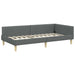 Cadru de pat colțar Altele cu headboard Gri închis 90 x 200 cm - WALTI WALTI