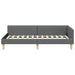 Cadru de pat colțar Altele cu headboard Gri închis 90 x 200 cm - WALTI WALTI