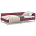 Cadru de pat colțar Altele cu headboard bordo 90 x 200 cm - WALTI WALTI