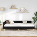 Cadru de pat colțar Altele cu headboard Negru 100 x 200 cm - WALTI WALTI