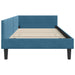 Cadru de pat colțar cu headboard Manual albastru 90 x 200 cm - WALTI WALTI