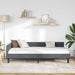 Cadru de pat colțar cu headboard Manual Gri închis 100 x 200 cm - WALTI WALTI
