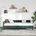 Cadru de pat colțar cu headboard Verde închis 100 x 200 cm - WALTI WALTI