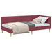 Cadru de pat colțar Altele cu headboard bordo 80 x 200 cm - WALTI WALTI
