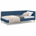 Cadru de pat colțar Altele cu headboard albastru 80 x 200 cm - WALTI WALTI
