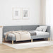 Cadru de pat colțar Altele cu headboard Gri deschis 90 x 190 cm - WALTI WALTI