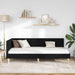 Cadru de pat colțar Altele cu headboard Negru 90 x 190 cm - WALTI WALTI