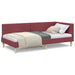 Cadru de pat colțar Altele cu headboard bordo 90 x 200 cm - WALTI WALTI