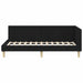 Cadru de pat colțar Altele cu headboard Negru 100 x 200 cm - WALTI WALTI