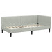 Cadru de pat colțar Altele cu headboard Gri deschis 80 x 200 cm - WALTI WALTI