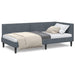 Cadru de pat colțar Altele cu headboard Gri închis 80 x 200 cm - WALTI WALTI
