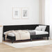 Cadru de pat colțar Altele cu headboard Negru 80 x 200 cm - WALTI WALTI